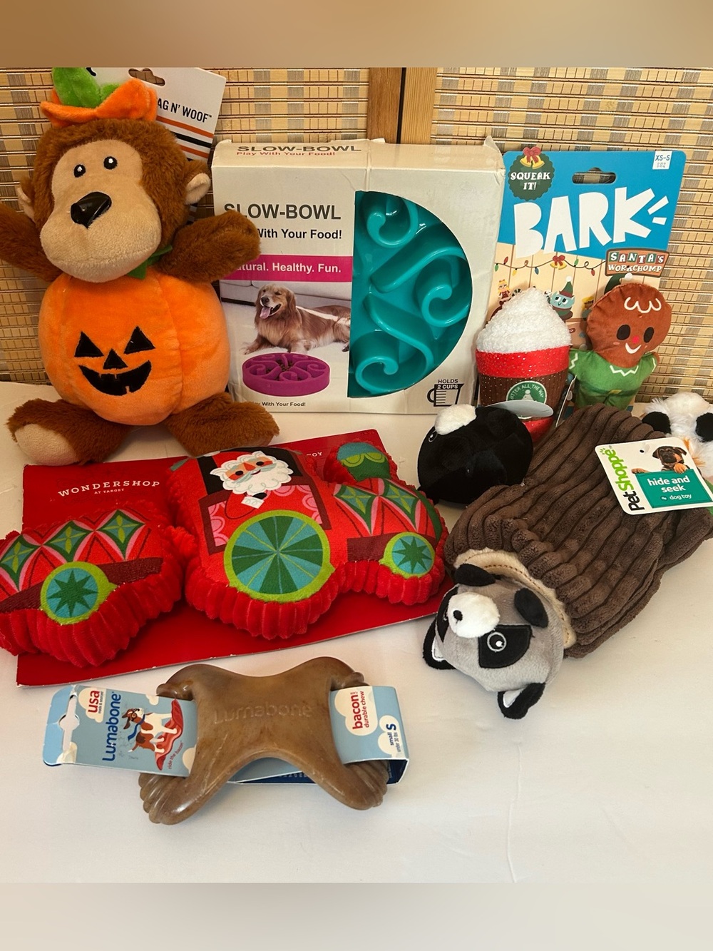 NWT Bark-Pet Shoppe-Target-Dog Toy Lot 6 Pieces